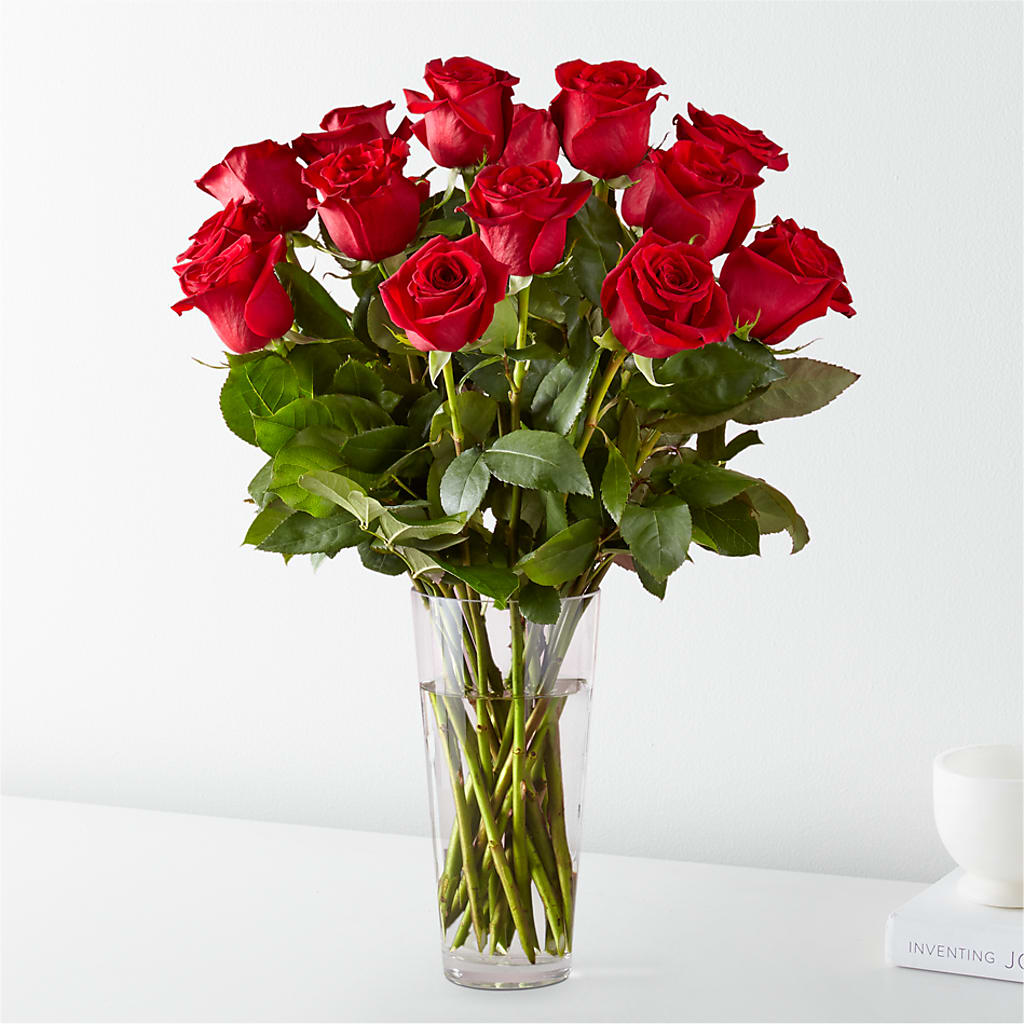 Long Stem Red Rose Bouquet – SUNSHINE FLOWERS & GIFTS, Joaquin TX