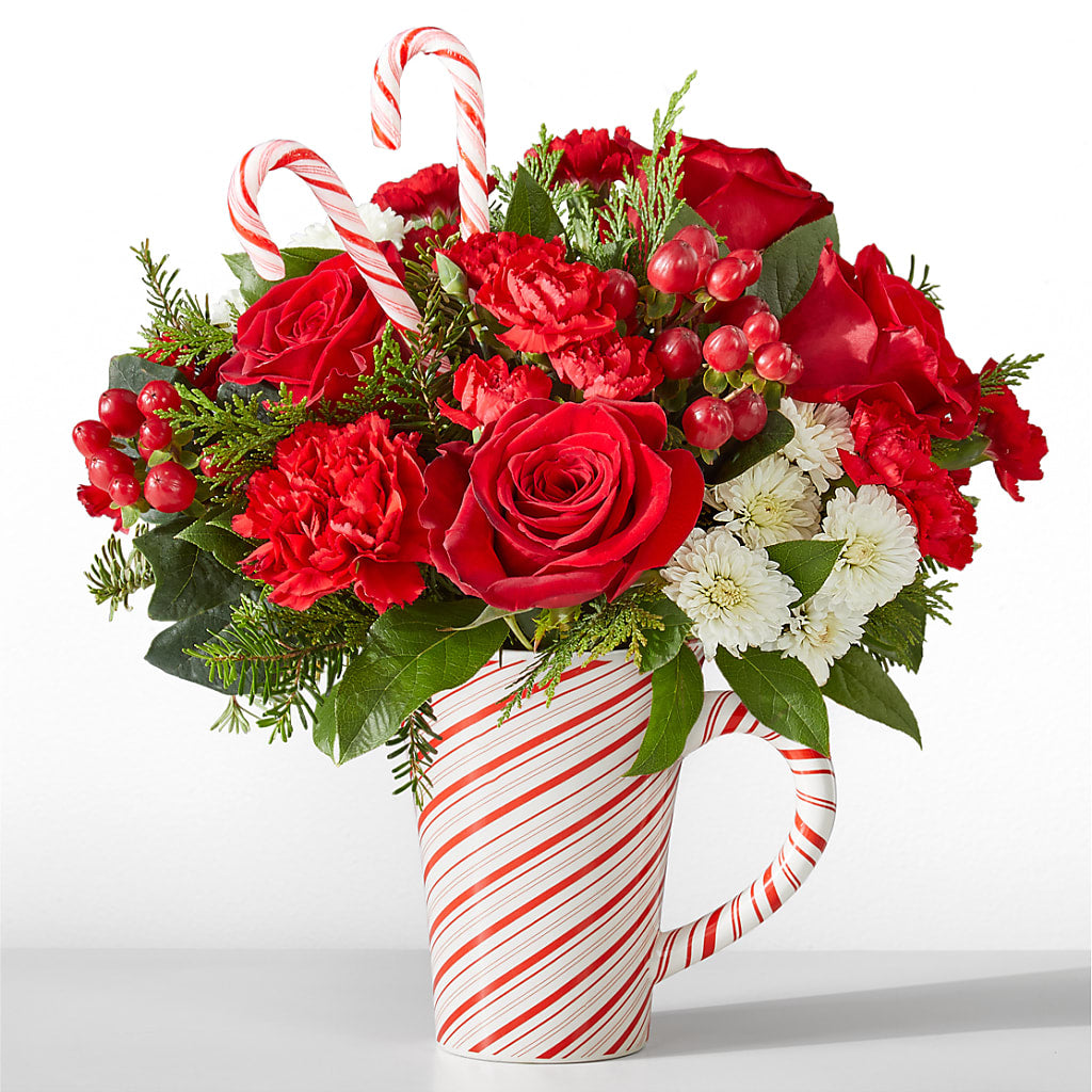 Peppermint Swirl Mug – SUNSHINE FLOWERS & GIFTS, Joaquin TX