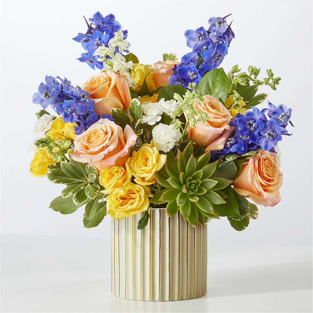 Cobalt Reverie Bouquet – SUNSHINE FLOWERS & GIFTS, Joaquin TX