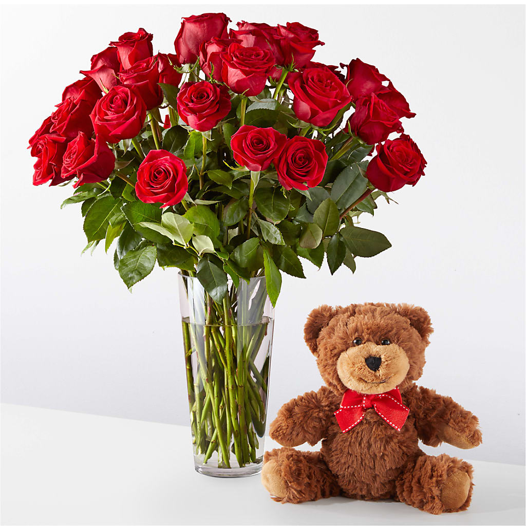 Romantic Long Stem Red Rose Bouquet Bundles – SUNSHINE FLOWERS & GIFTS, Joaquin TX