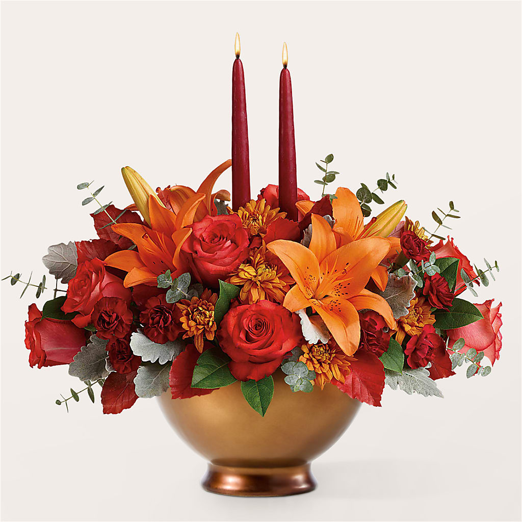 Fruits of Fall Centerpiece – SUNSHINE FLOWERS & GIFTS, Joaquin TX