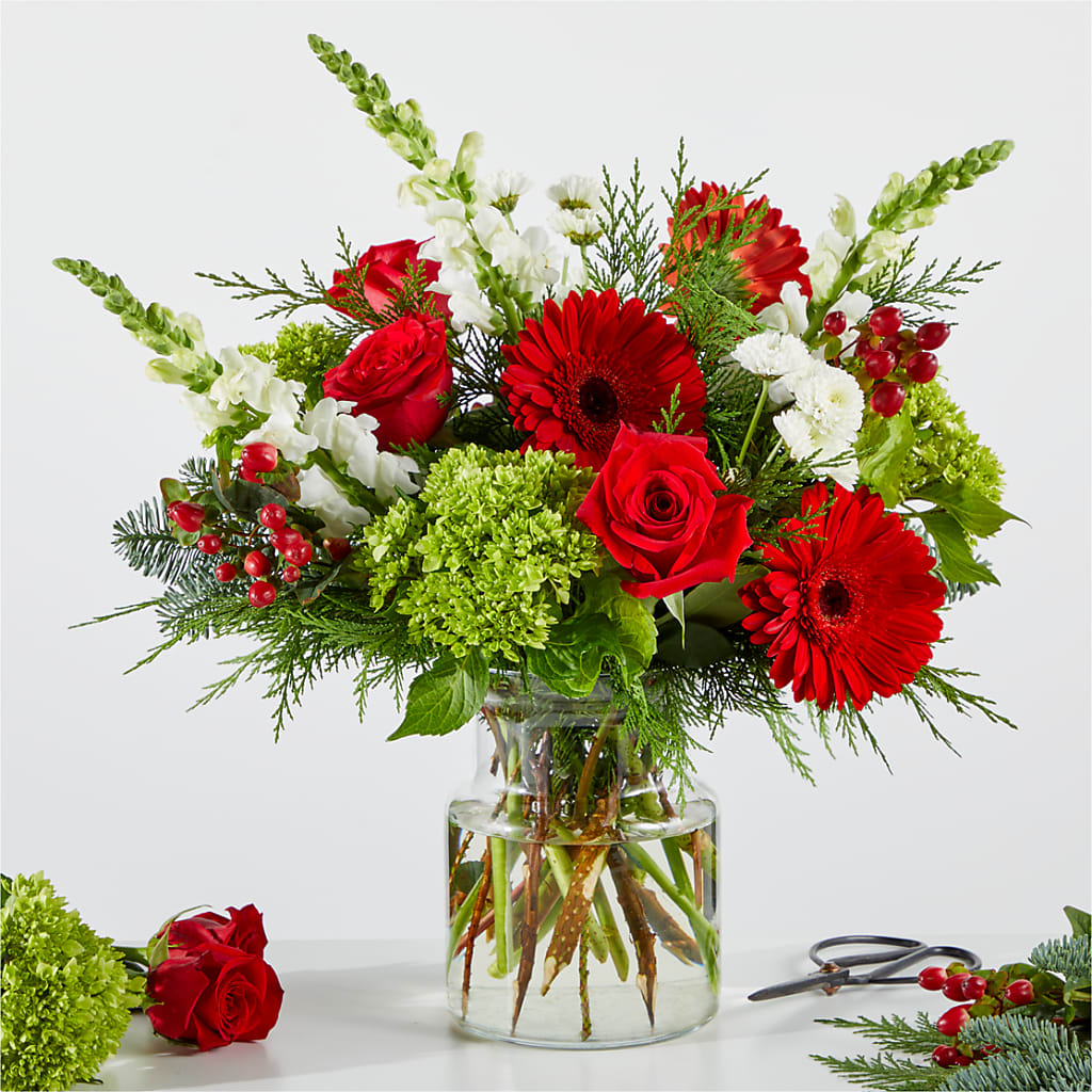 Merry Moment Bouquet – A Florist Original – SUNSHINE FLOWERS & GIFTS, Joaquin TX