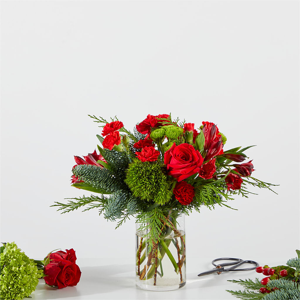 Merry Moment Bouquet – A Florist Original – SUNSHINE FLOWERS & GIFTS, Joaquin TX