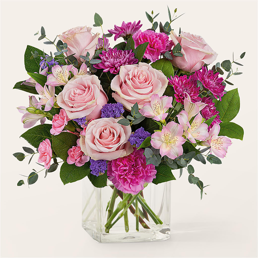 Rosy Radiance Bouquet – SUNSHINE FLOWERS & GIFTS, Joaquin TX