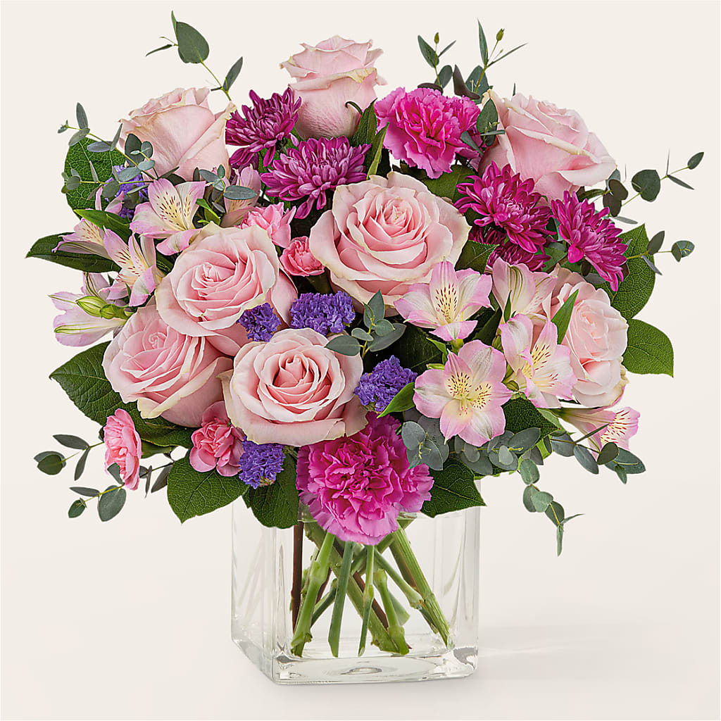 Rosy Radiance Bouquet – SUNSHINE FLOWERS & GIFTS, Joaquin TX