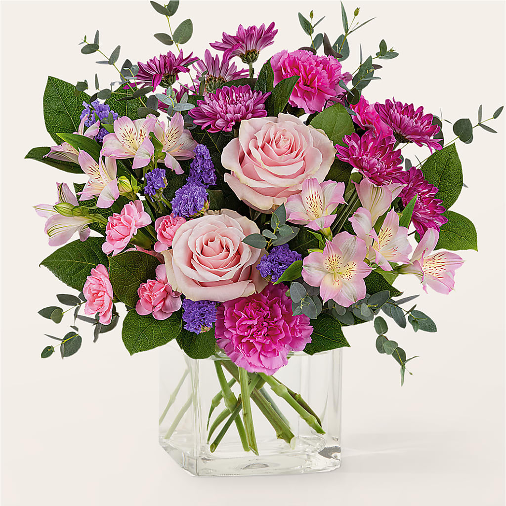 Rosy Radiance Bouquet – SUNSHINE FLOWERS & GIFTS, Joaquin TX
