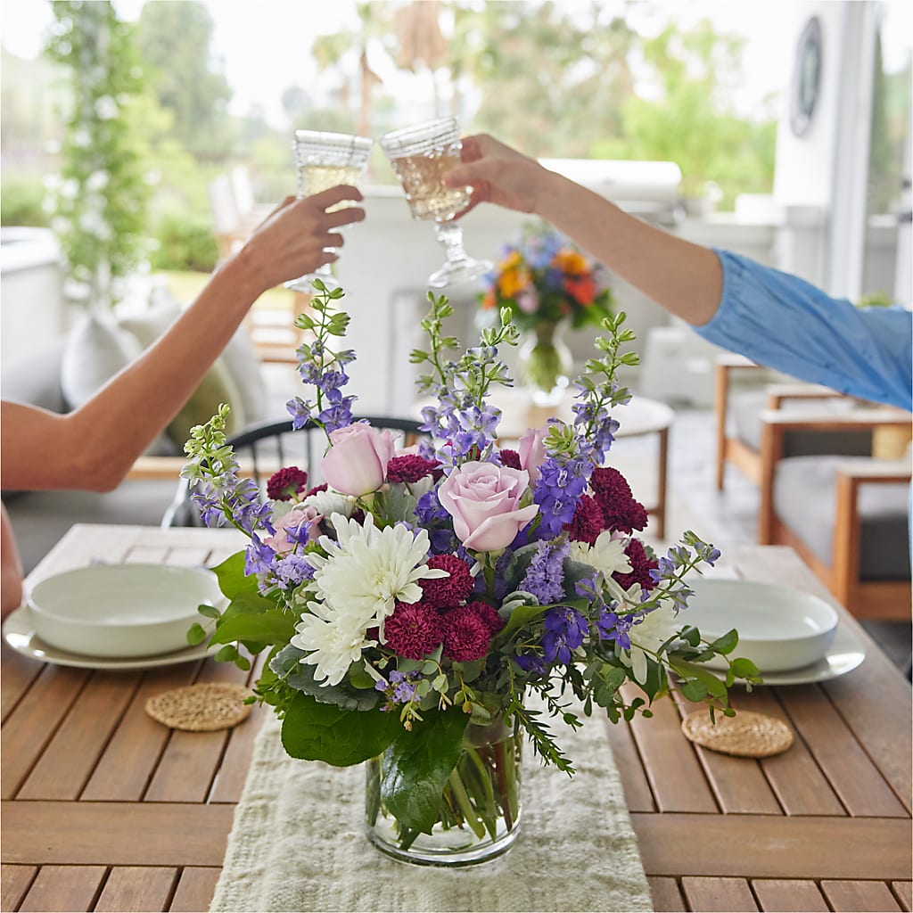 Violet Frost Bouquet – SUNSHINE FLOWERS & GIFTS, Joaquin TX