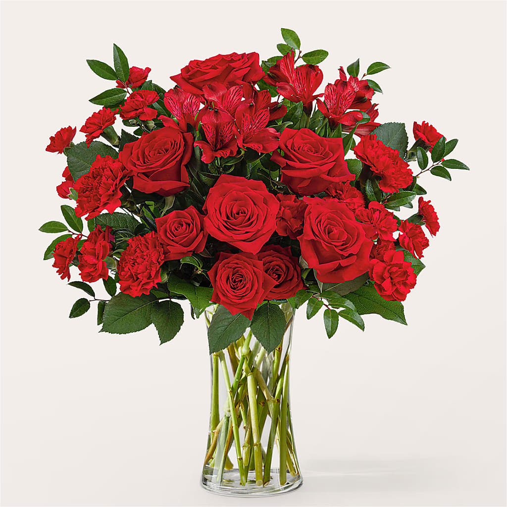 Brilliant Ruby Bouquet – SUNSHINE FLOWERS & GIFTS, Joaquin TX