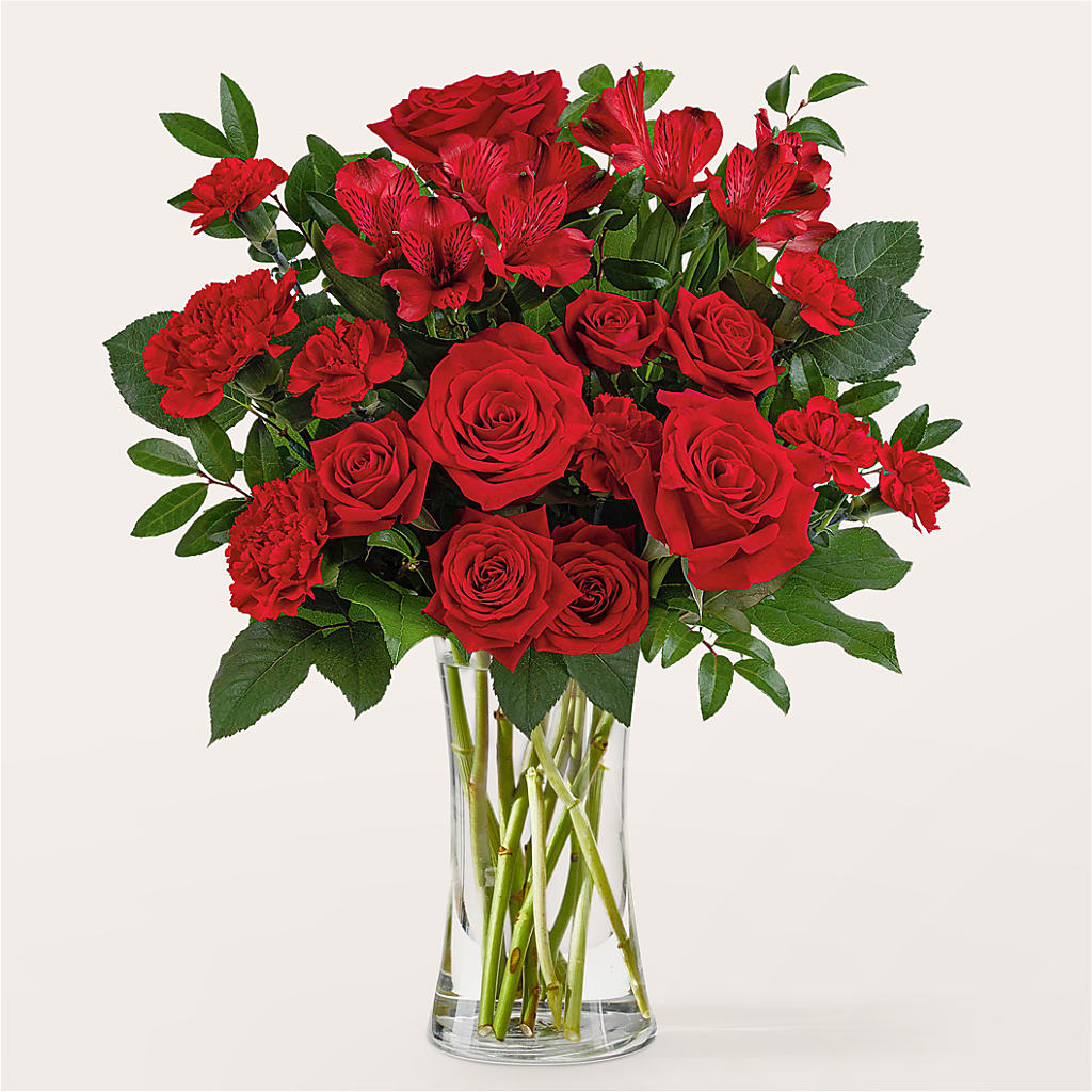 Brilliant Ruby Bouquet – SUNSHINE FLOWERS & GIFTS, Joaquin TX