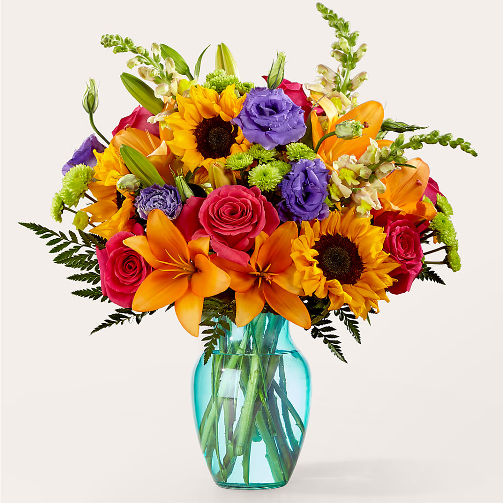 Double Rainbow Bouquet – SUNSHINE FLOWERS & GIFTS, Joaquin TX