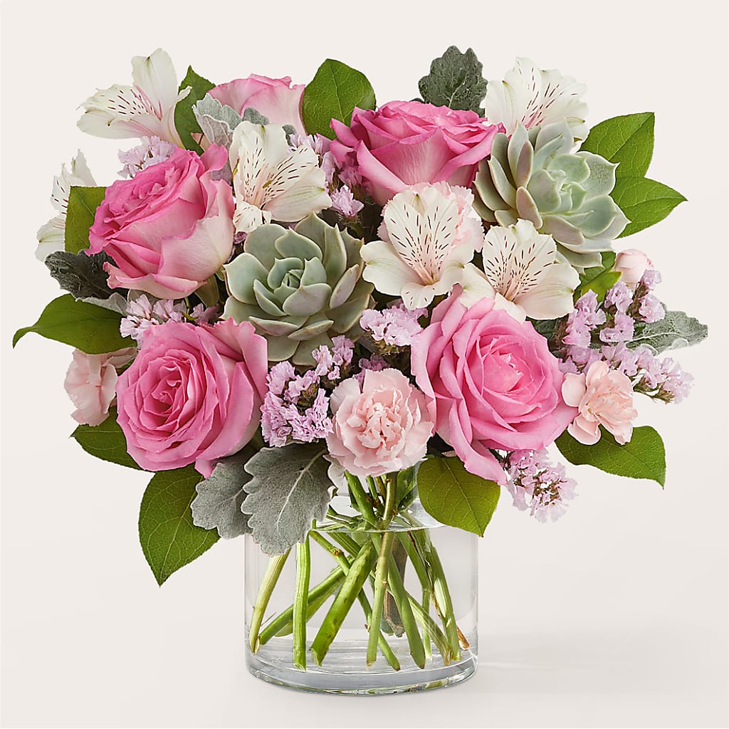 Dusty Rose Bouquet – SUNSHINE FLOWERS & GIFTS, Joaquin TX
