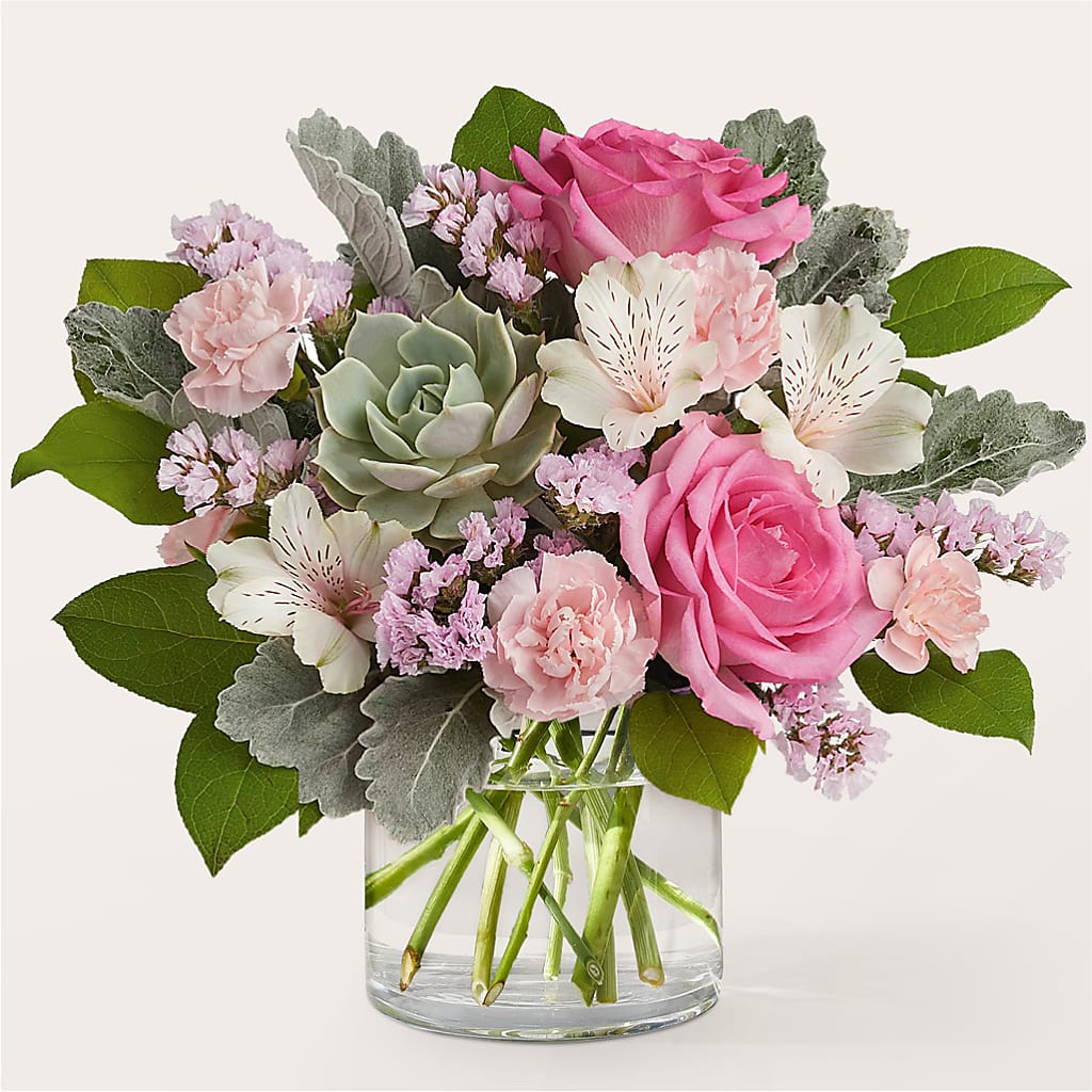 Dusty Rose Bouquet – SUNSHINE FLOWERS & GIFTS, Joaquin TX