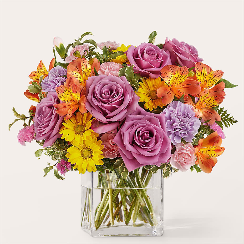 Shades of Happiness Bouquet – SUNSHINE FLOWERS & GIFTS, Joaquin TX