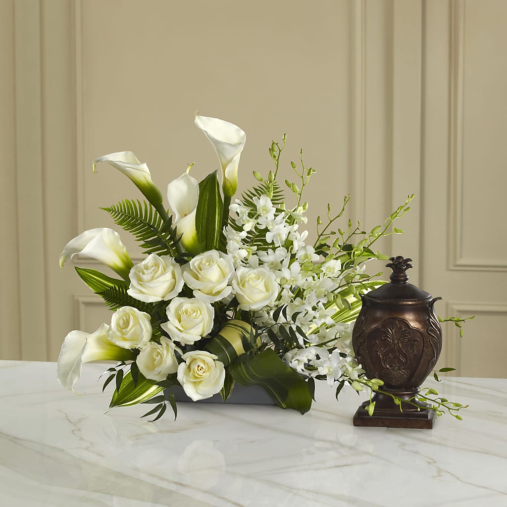 At Peace Arrangement – SUNSHINE FLOWERS & GIFTS, Joaquin TX