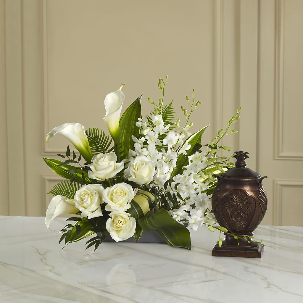 At Peace Arrangement – SUNSHINE FLOWERS & GIFTS, Joaquin TX