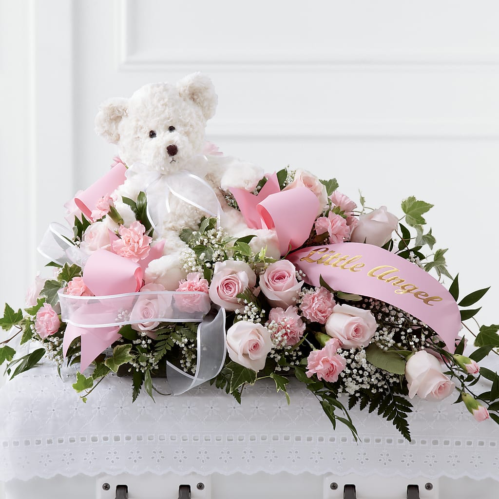 Touch of Sympathy Casket Spray – SUNSHINE FLOWERS & GIFTS, Joaquin TX