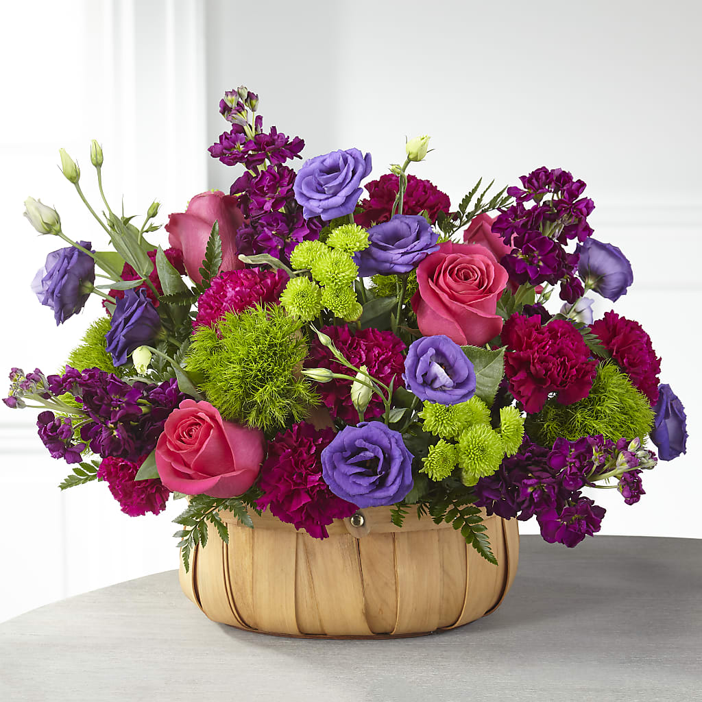 Serene Sanctuary Basket – SUNSHINE FLOWERS & GIFTS, Joaquin TX