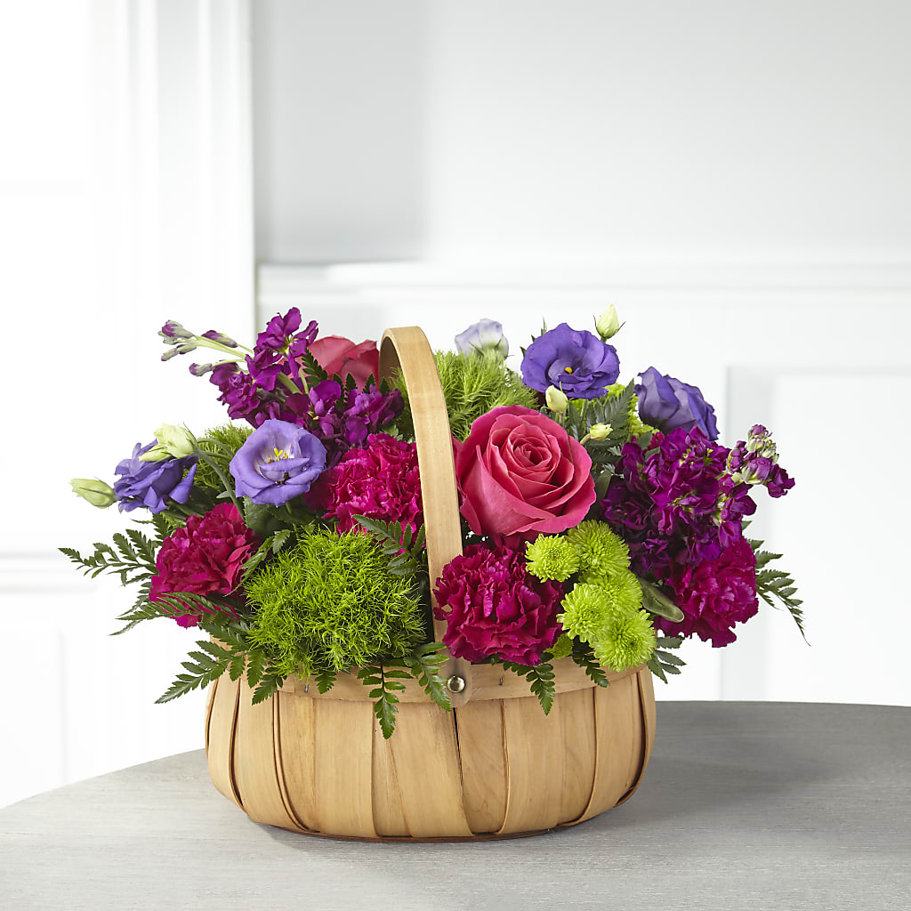 Serene Sanctuary Basket – SUNSHINE FLOWERS & GIFTS, Joaquin TX