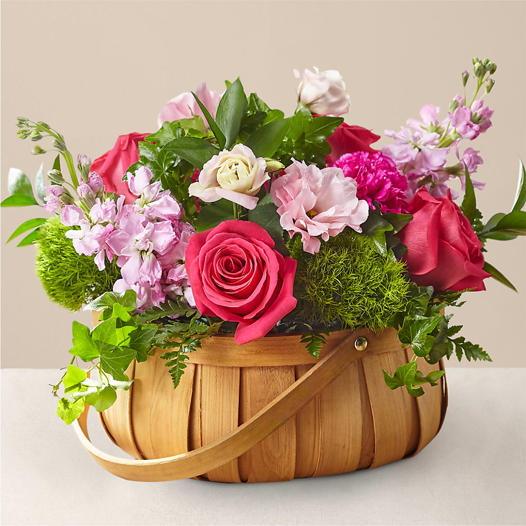 Radiance in Bloom Basket – SUNSHINE FLOWERS & GIFTS, Joaquin TX