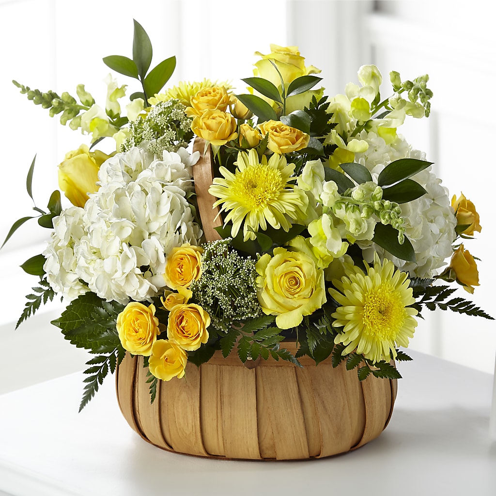 Rustic Remembrance Basket – SUNSHINE FLOWERS & GIFTS, Joaquin TX