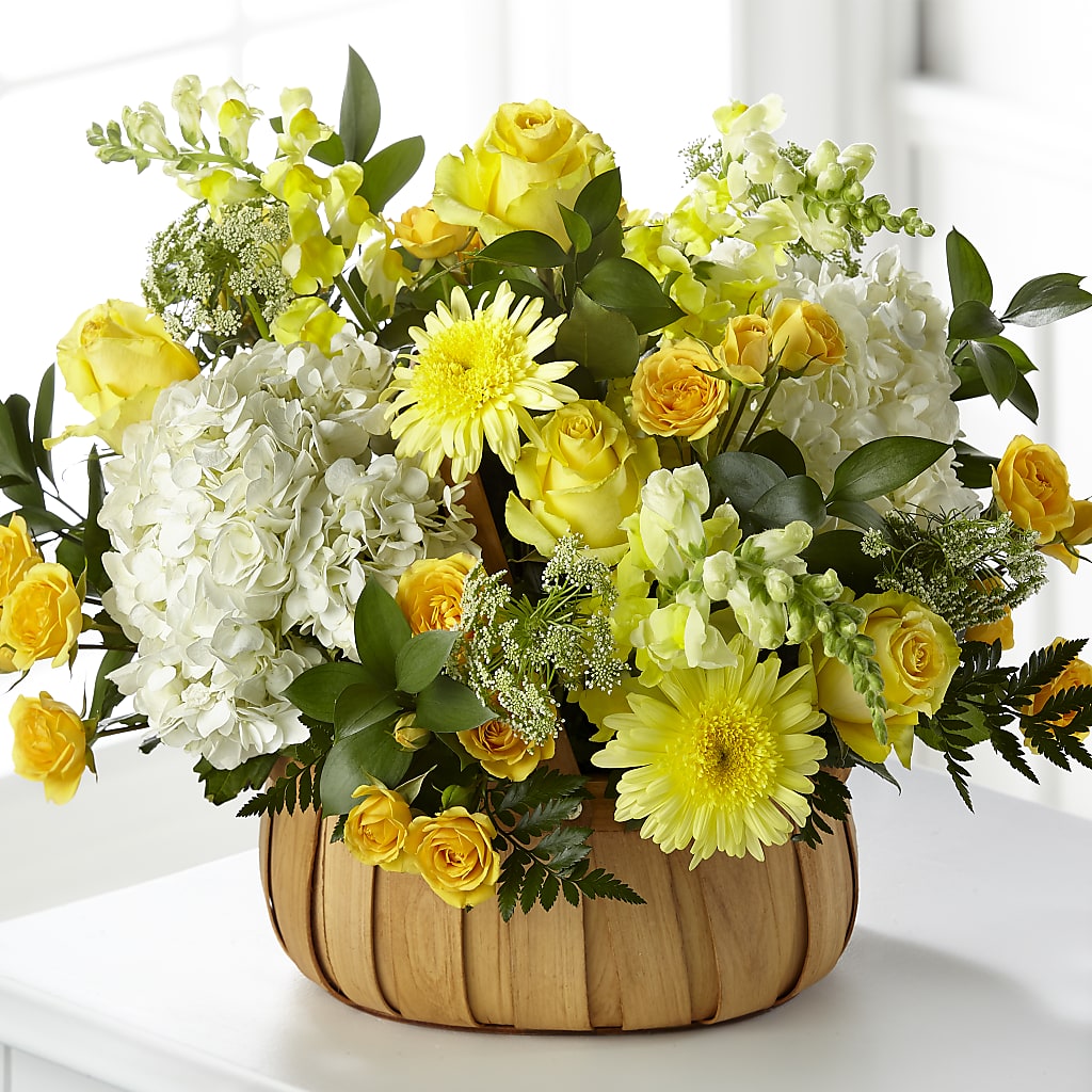 Rustic Remembrance Basket – SUNSHINE FLOWERS & GIFTS, Joaquin TX