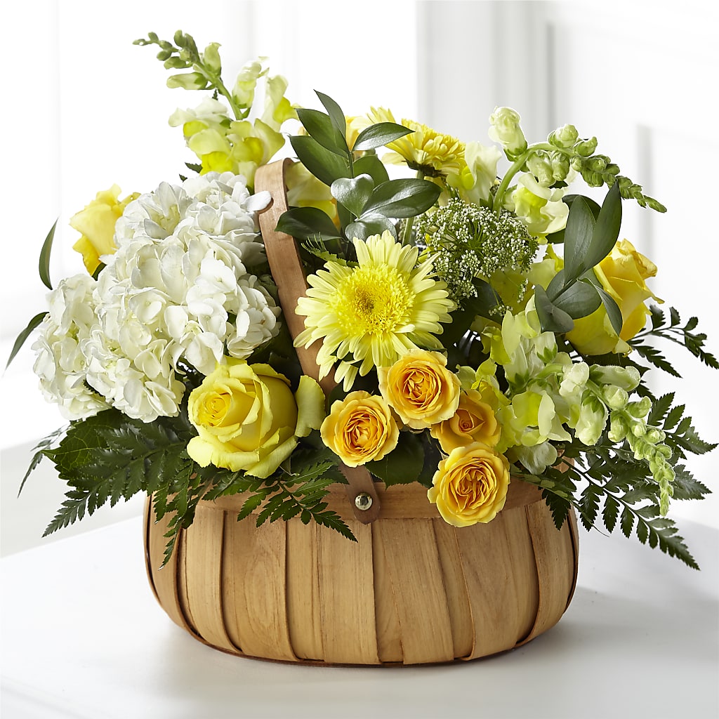 Rustic Remembrance Basket – SUNSHINE FLOWERS & GIFTS, Joaquin TX