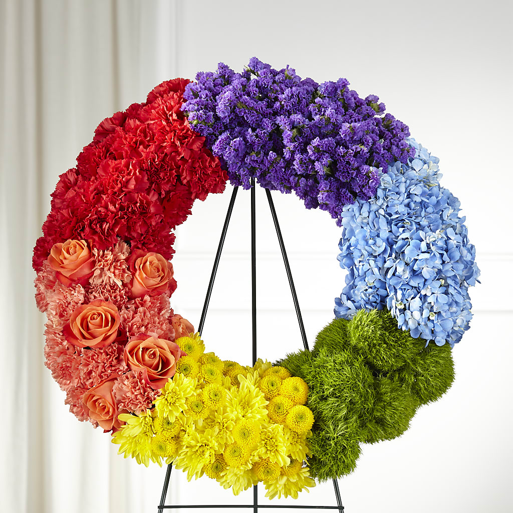 Circle of Love Wreath – SUNSHINE FLOWERS & GIFTS, Joaquin TX