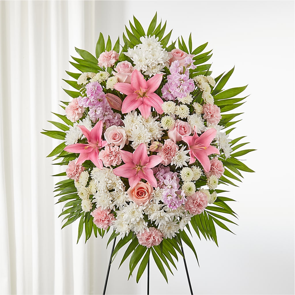 Offering Solace Standing Spray – SUNSHINE FLOWERS & GIFTS, Joaquin TX