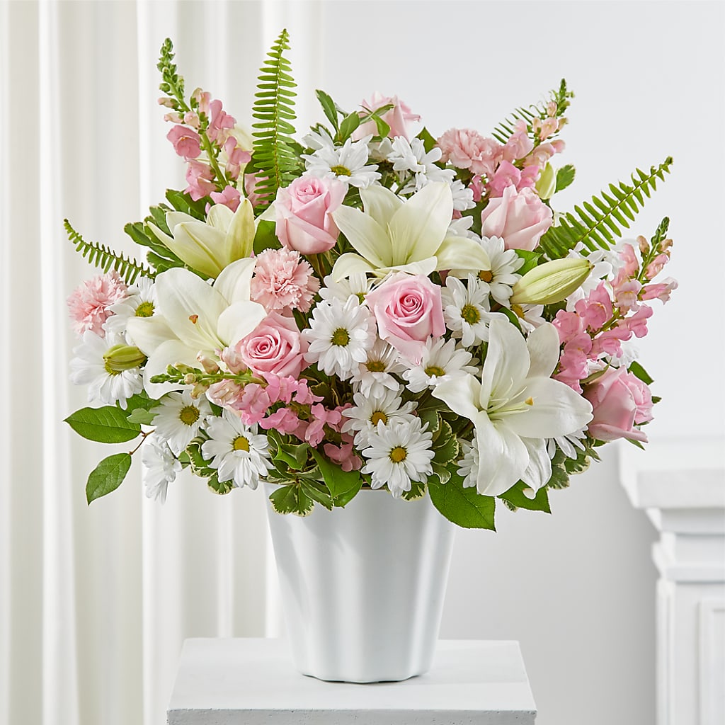 Soft Touch Tabletop Basket – SUNSHINE FLOWERS & GIFTS, Joaquin TX