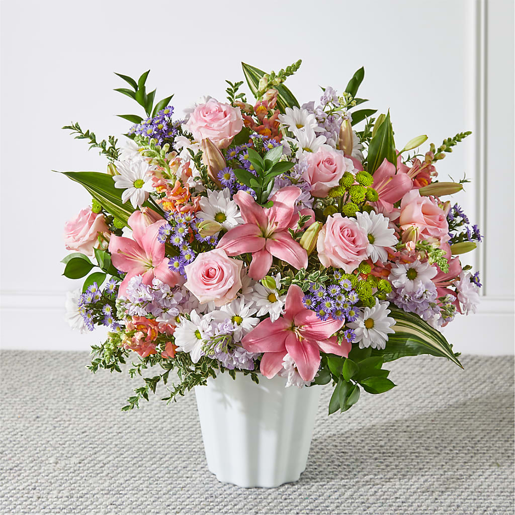 Abundant Compassion Floor Basket – SUNSHINE FLOWERS & GIFTS, Joaquin TX