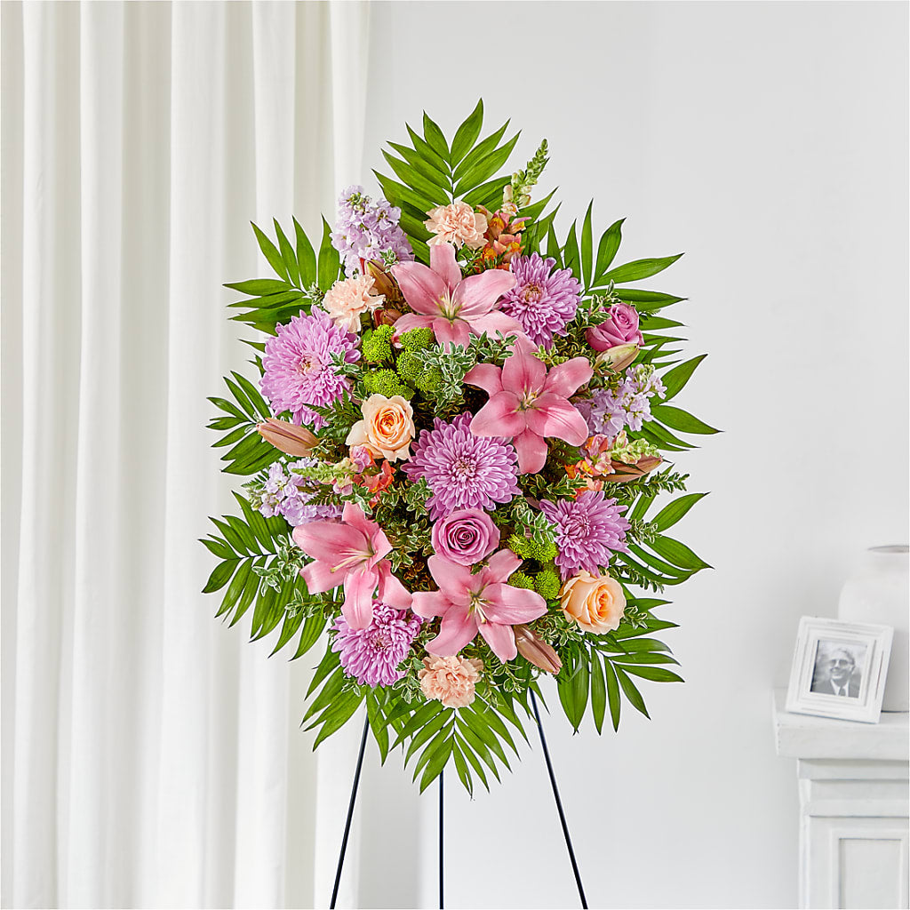 Love & Light Standing Spray – SUNSHINE FLOWERS & GIFTS, Joaquin TX