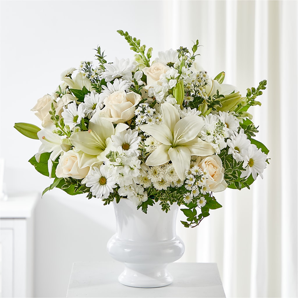 Uplifting Urn Arrangement – SUNSHINE FLOWERS & GIFTS, Joaquin TX
