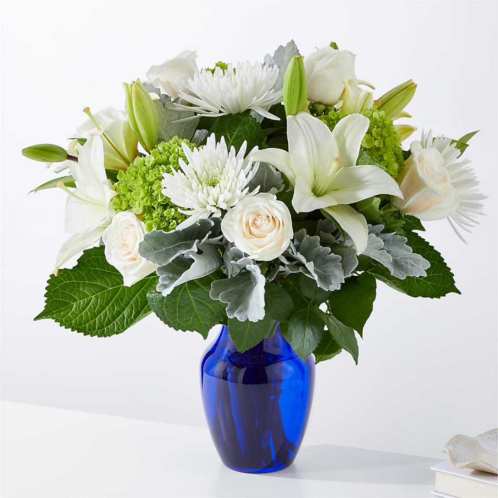 Snowy Dreams Bouquet – SUNSHINE FLOWERS & GIFTS, Joaquin TX