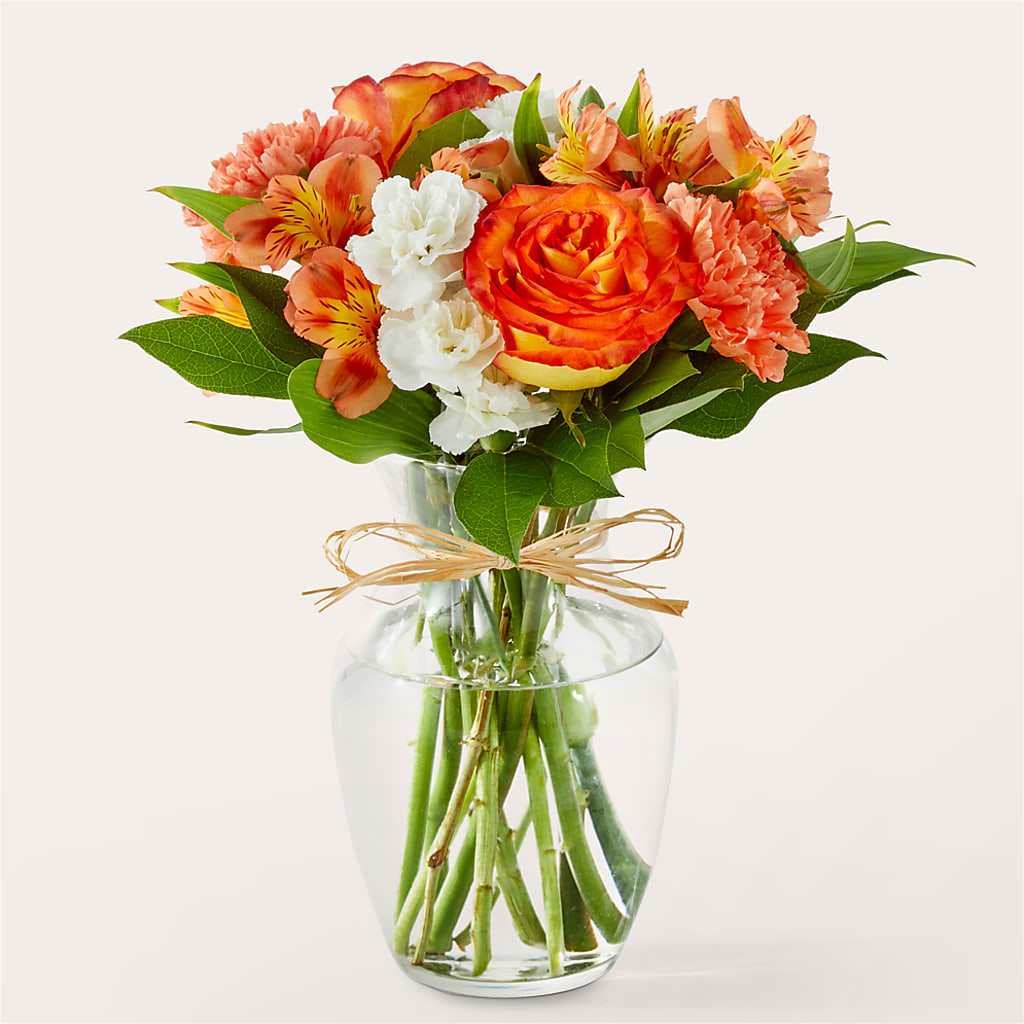 Apricot Glow Bouquet – SUNSHINE FLOWERS & GIFTS, Joaquin TX