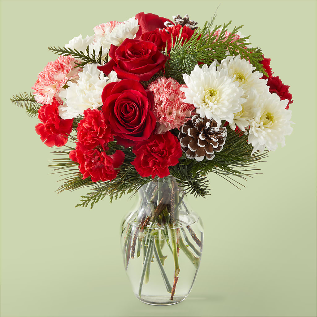 Candy Cane Lane Bouquet – SUNSHINE FLOWERS & GIFTS, Joaquin TX