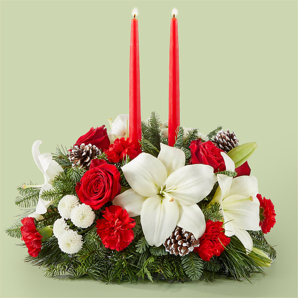 Seasonal Festivities Centerpiece – SUNSHINE FLOWERS & GIFTS, Joaquin TX