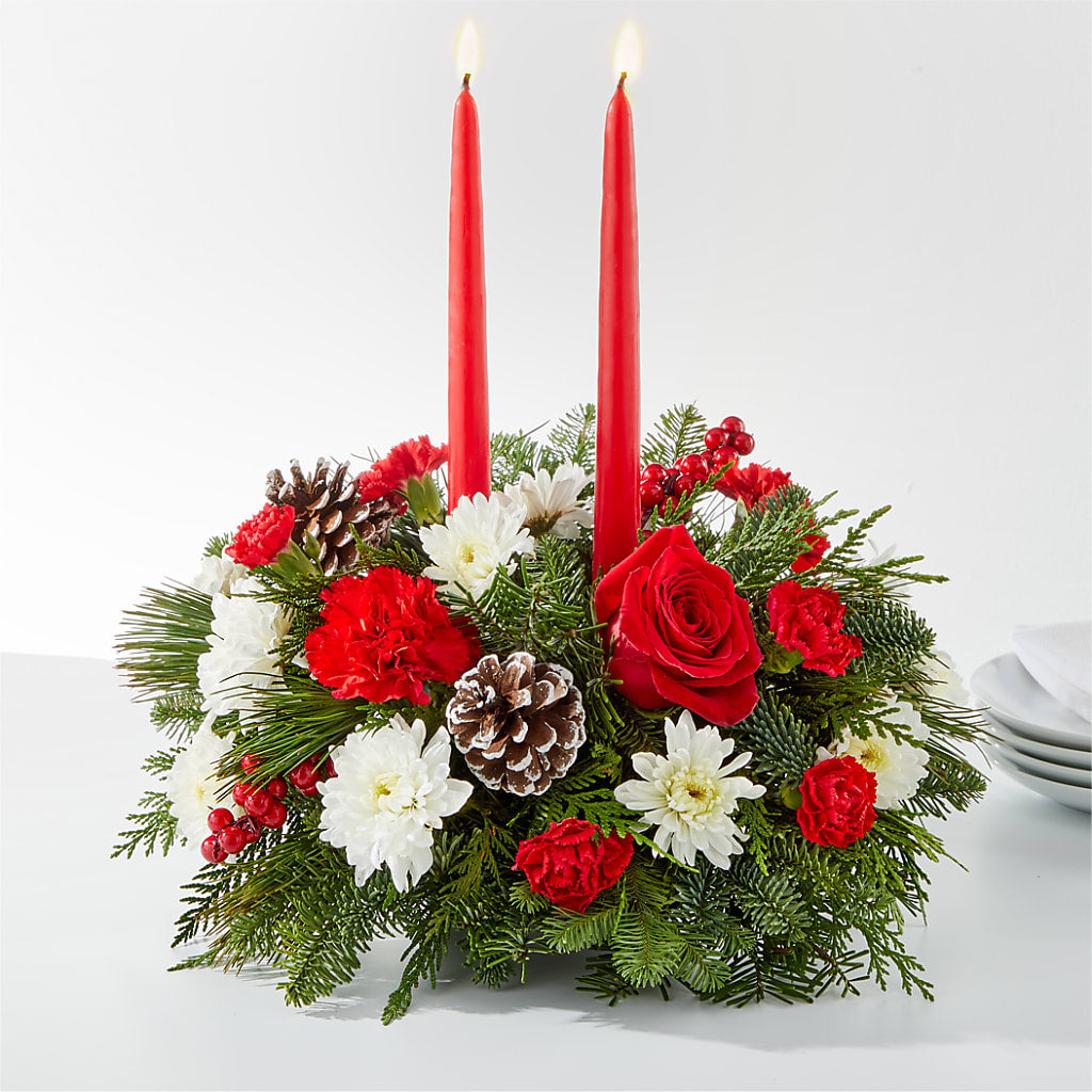 Holiday Soiree Centerpiece – SUNSHINE FLOWERS & GIFTS, Joaquin TX