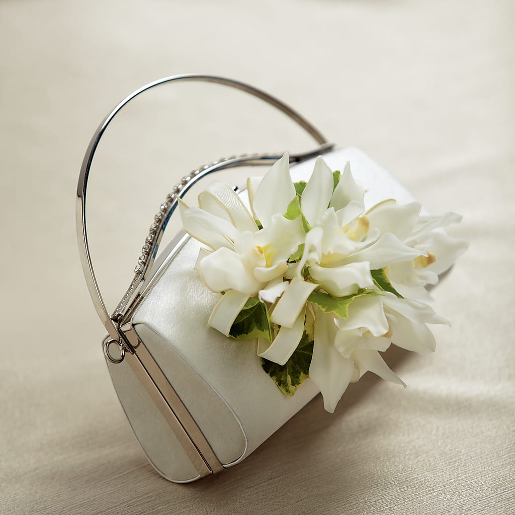White Purse Decor – SUNSHINE FLOWERS & GIFTS, Joaquin TX