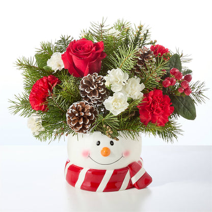 Jolly Snowman Bouquet – SUNSHINE FLOWERS & GIFTS, Joaquin TX