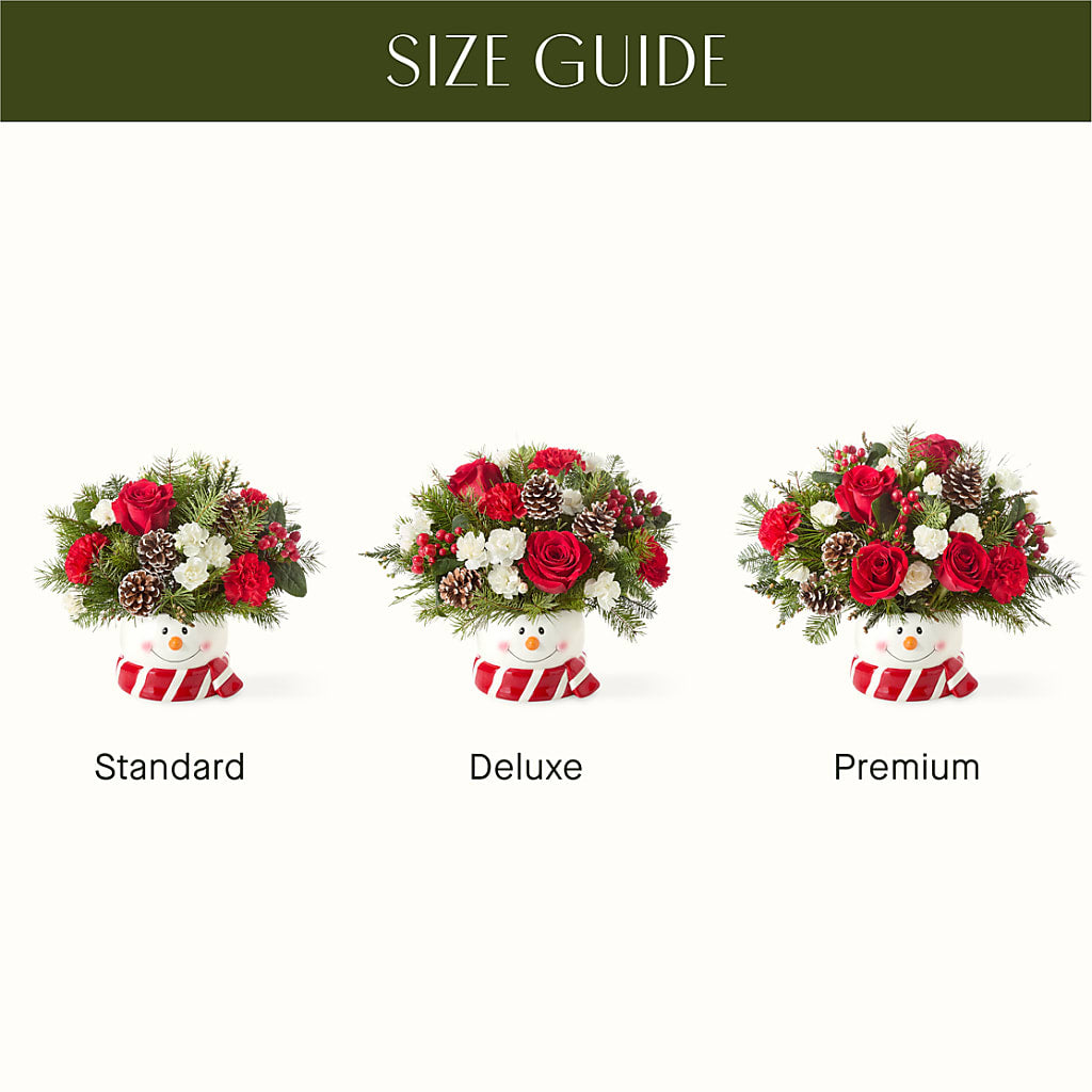 Jolly Snowman Bouquet – SUNSHINE FLOWERS & GIFTS, Joaquin TX