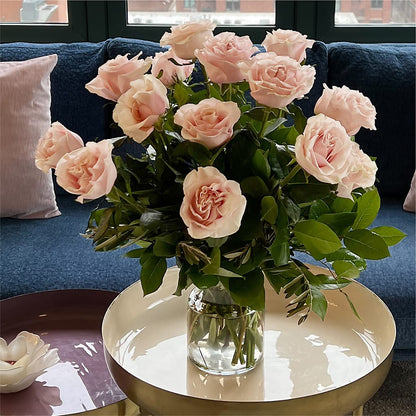 Long Stem Pink Rose Bouquet – SUNSHINE FLOWERS & GIFTS, Joaquin TX