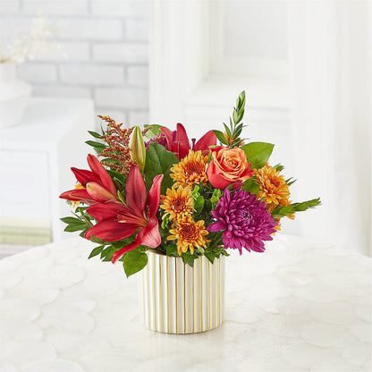 Burgundy Landscape Bouquet – SUNSHINE FLOWERS & GIFTS, Joaquin TX