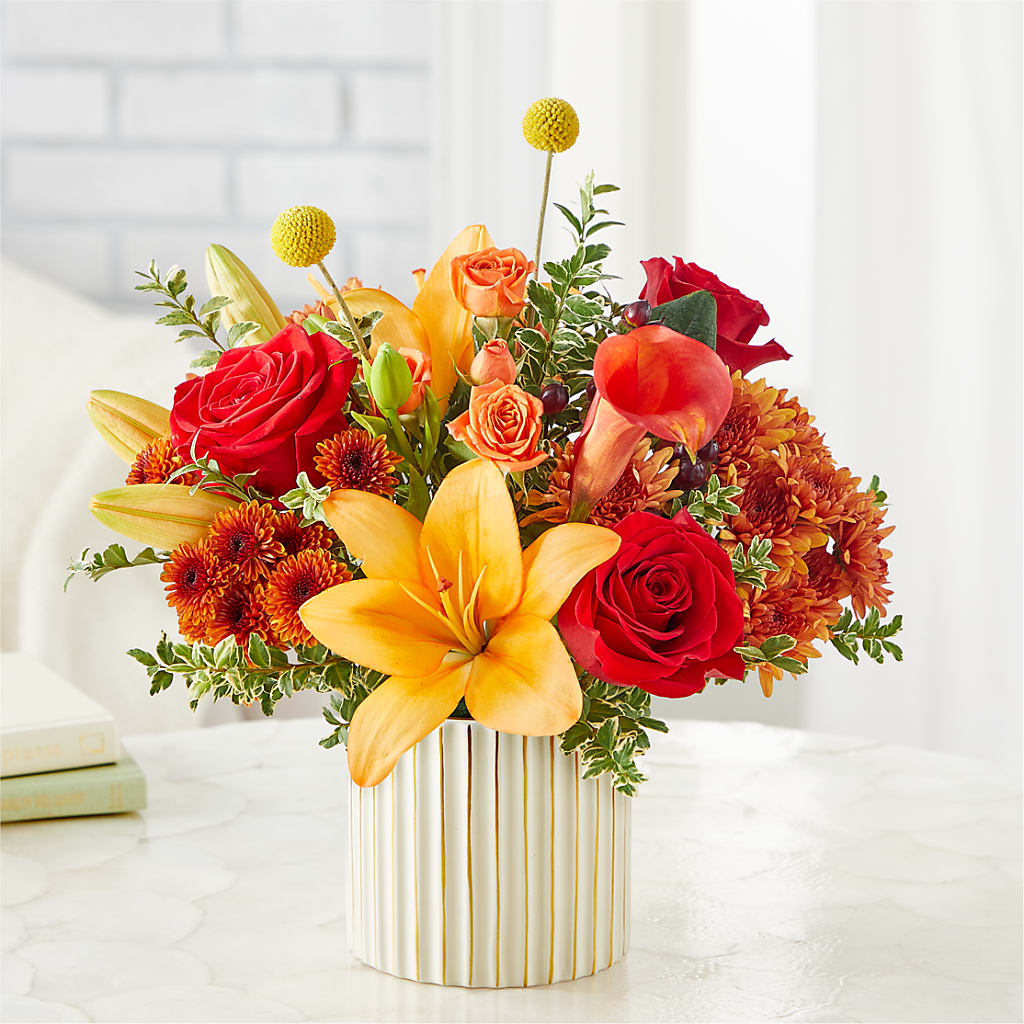 Scarlet Skies Bouquet – SUNSHINE FLOWERS & GIFTS, Joaquin TX