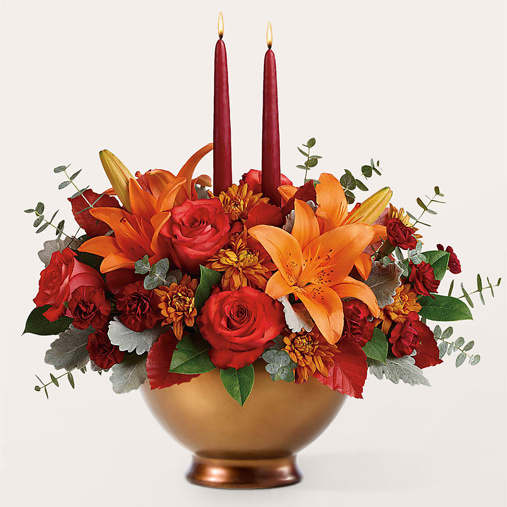 Fruits of Fall Centerpiece – SUNSHINE FLOWERS & GIFTS, Joaquin TX