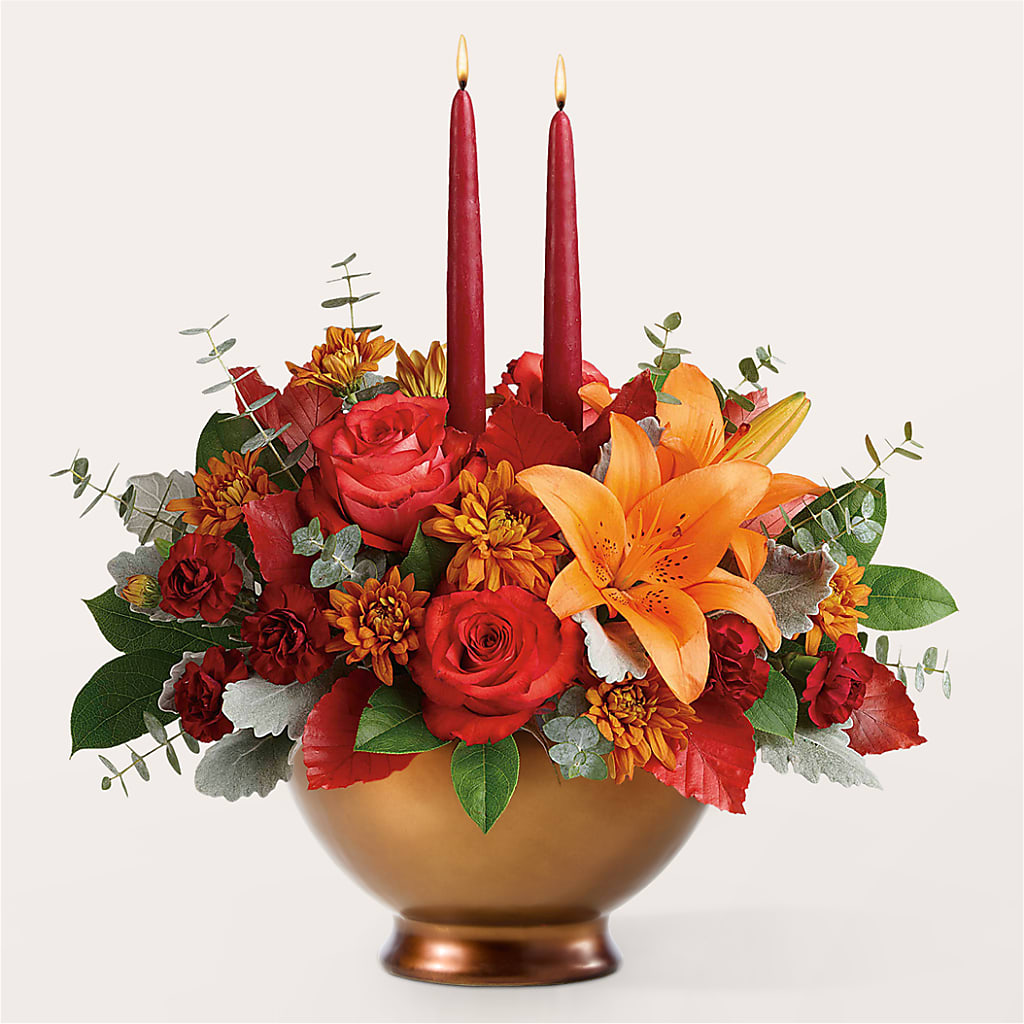 Fruits of Fall Centerpiece – SUNSHINE FLOWERS & GIFTS, Joaquin TX