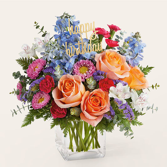 Birthday Bash Bouquet – SUNSHINE FLOWERS & GIFTS, Joaquin TX