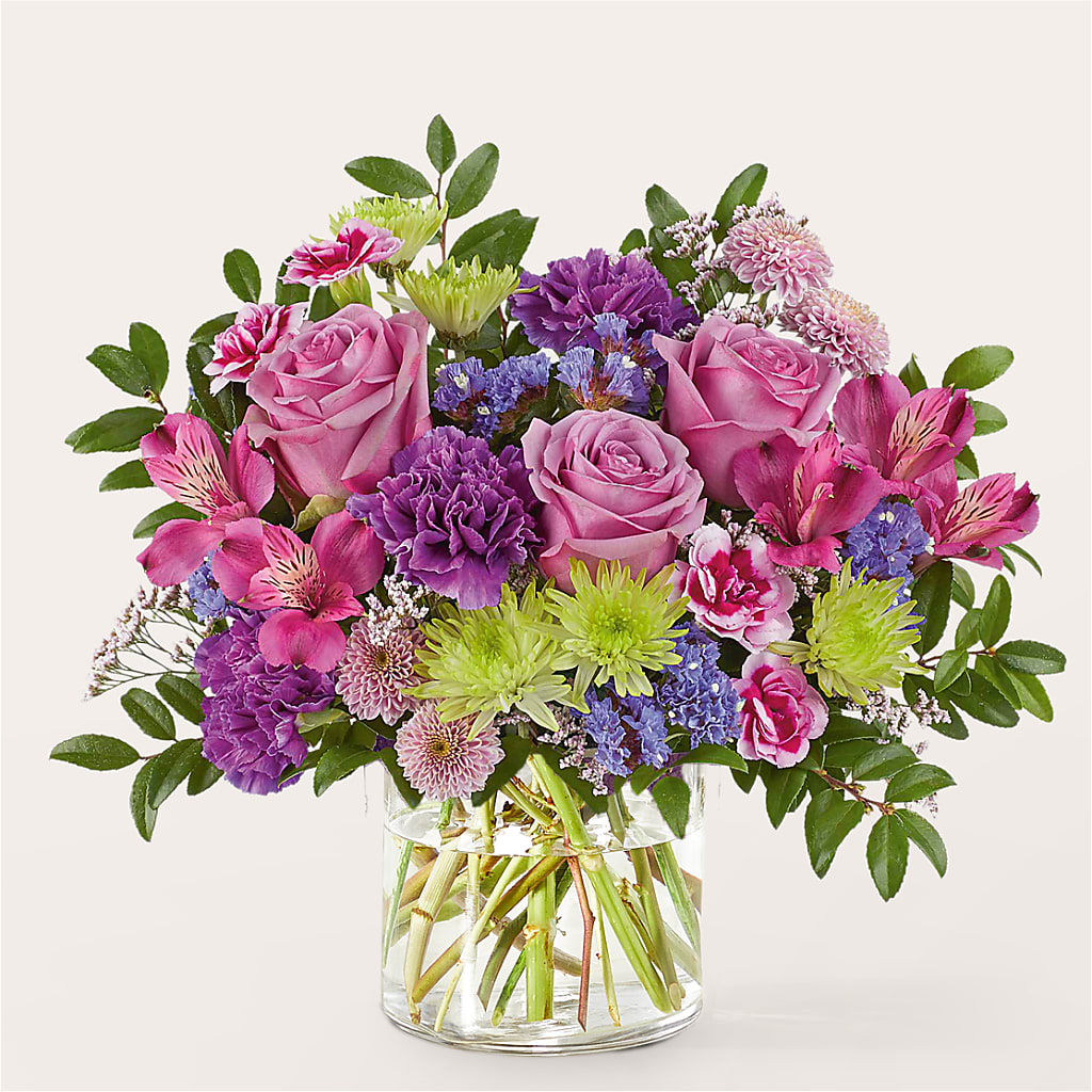 Glass Half Full Bouquet – SUNSHINE FLOWERS & GIFTS, Joaquin TX
