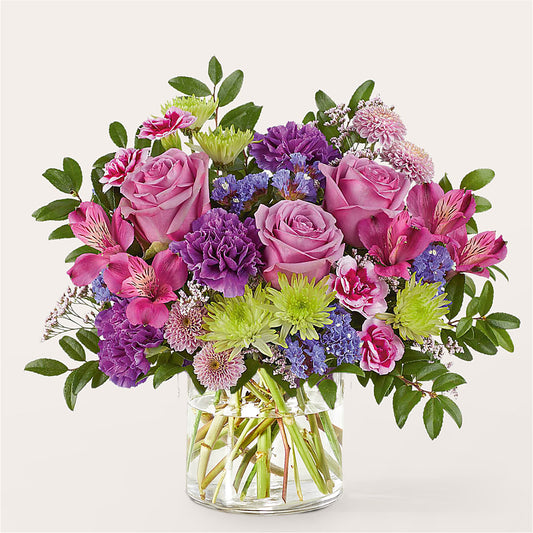 Glass Half Full Bouquet – SUNSHINE FLOWERS & GIFTS, Joaquin TX