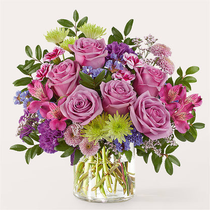 Glass Half Full Bouquet – SUNSHINE FLOWERS & GIFTS, Joaquin TX