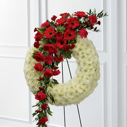 Graceful Tribute Wreath – SUNSHINE FLOWERS & GIFTS, Joaquin TX